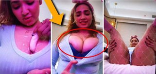 Aditi Mistry Nude Boobs Nipples Popup in Blue Top Hot Live Video