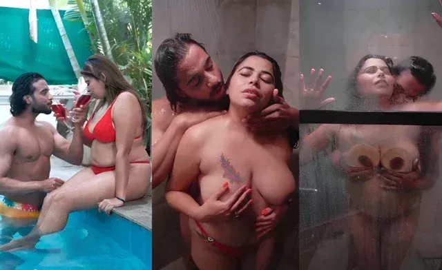 Preeti Puneet Enjoying In The Pool Uncut